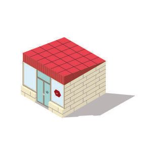 分析图素材图标集合景观建筑立面插画场景AI矢量图形设计