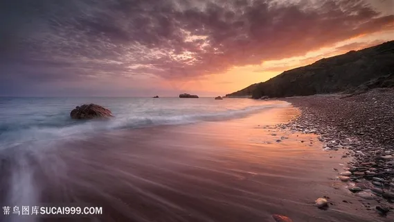 黄昏河流海景壁纸 黄昏河流海景壁纸