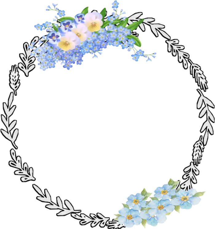 花朵边条春季谷雨
