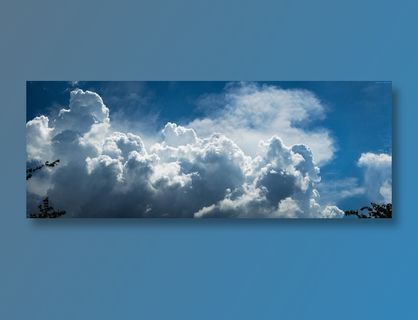 蓝天白云风景图片下载