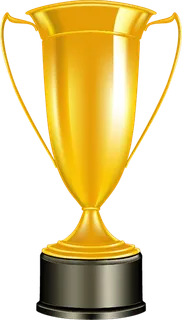 金色奖杯卡通简笔少儿兴趣班