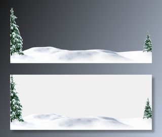 雪地|白雪|元素|背景|树