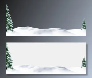 雪地|白雪|元素|背景|树