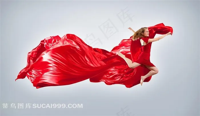 舞裙飞扬美女图片