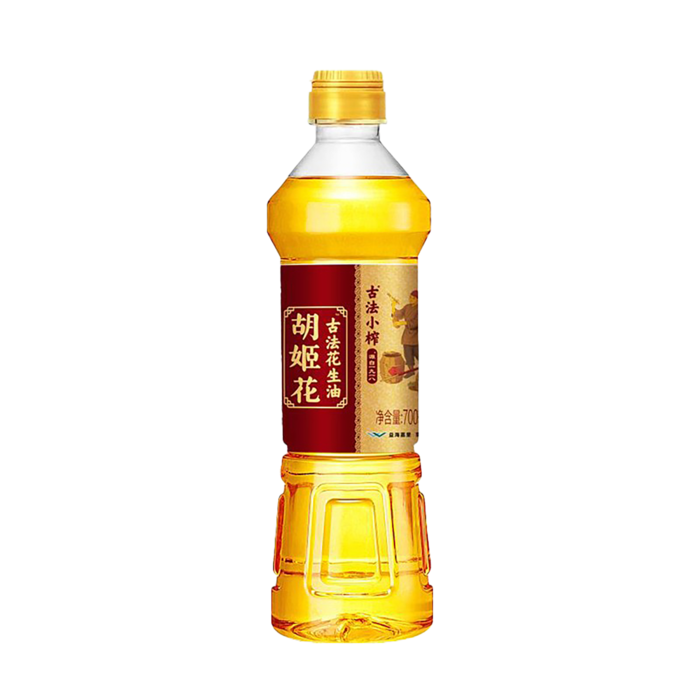 胡姬花古法花生油700毫升超市商品白底图免抠实物摄影png格式图片透明底
