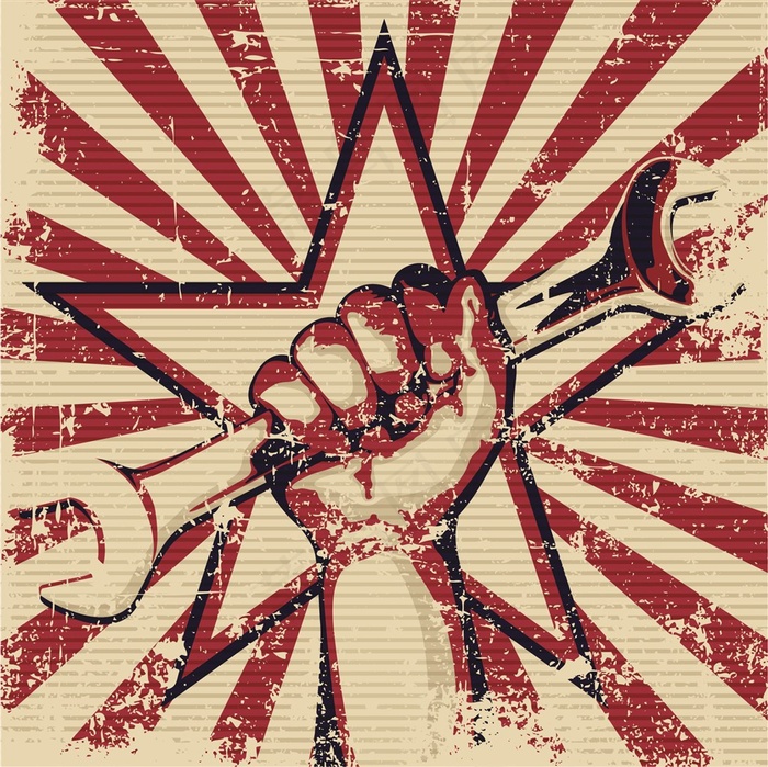 五一劳动节的手绘图