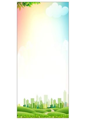 城市炫彩展架背景