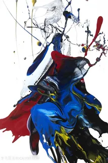 抽象水彩水墨艺术油画