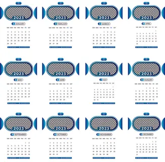 简约新年兔年2023年日历