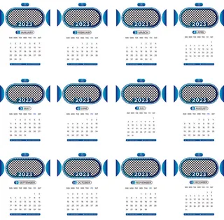 简约新年兔年2023年日历