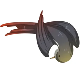 水彩手绘春季春天柳树柳条枝条小鸟小燕子元素PSD设计素材PNG图片