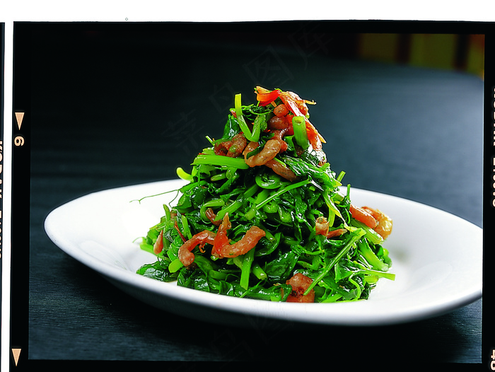 LCSC3299虾干拌豆苗