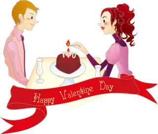 情人节蛋糕卡通