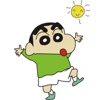 蜡笔小新可爱人物免扣素材