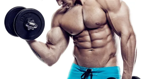 健身房男模宣传海报