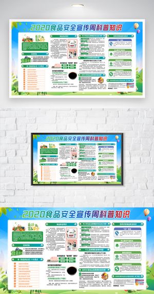 创新食品安全宣传图片