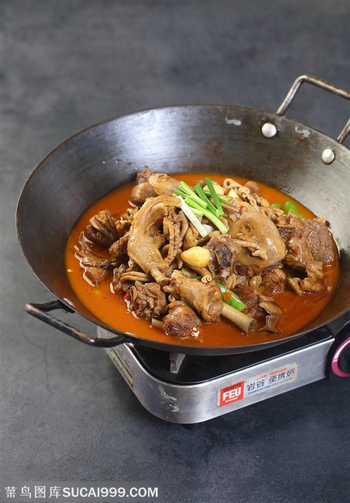 谷鸭炖鸭肠图片中华美食