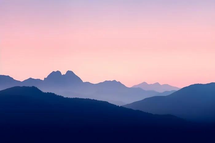 高山云雾意境背景(3600x2400)