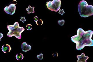 炫彩唯美泡泡装饰背景高清图片