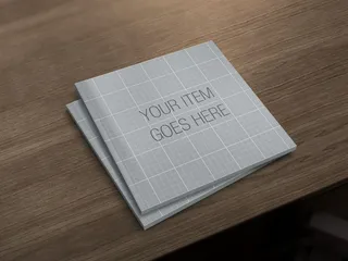 简约画册样机展示效果