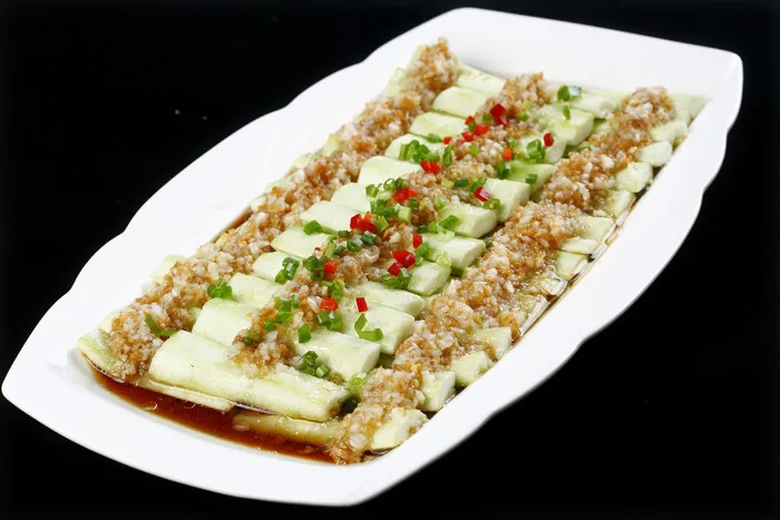 Z00120金银蒜蒸丝瓜 (1)