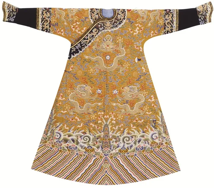 古代帝王服装精美刺绣图案图片