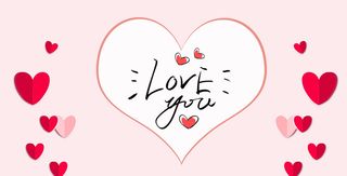 情人节爱心粉色背景