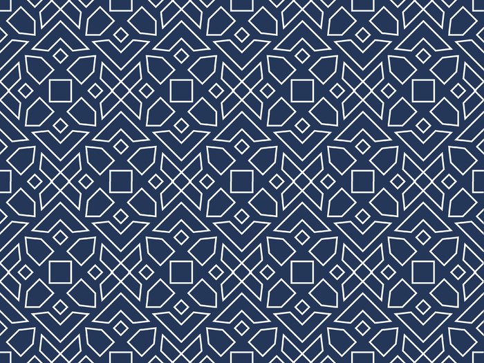 古典线条底纹蓝色设计背景