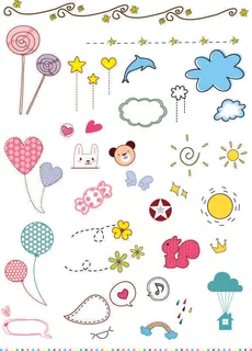 可爱装饰素材母婴童装玩具素材 可爱装饰素材母婴童装玩具素材