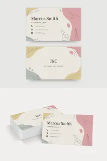 浪漫  婚礼  结婚  概念  名片