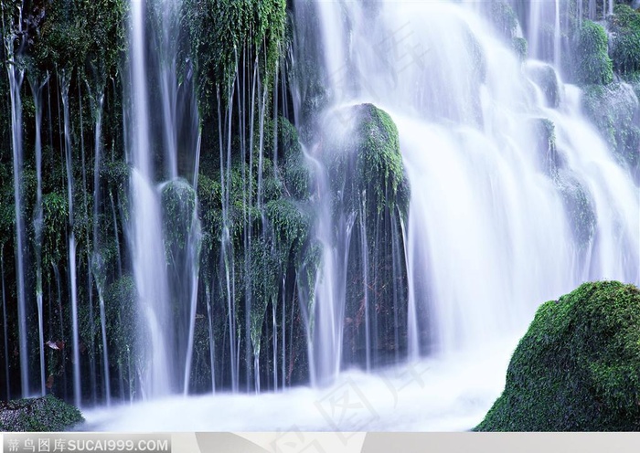 瀑布图片-梦幻的瀑布