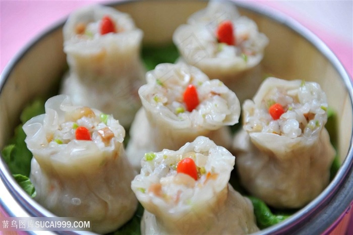 状元烧麦的美食图片