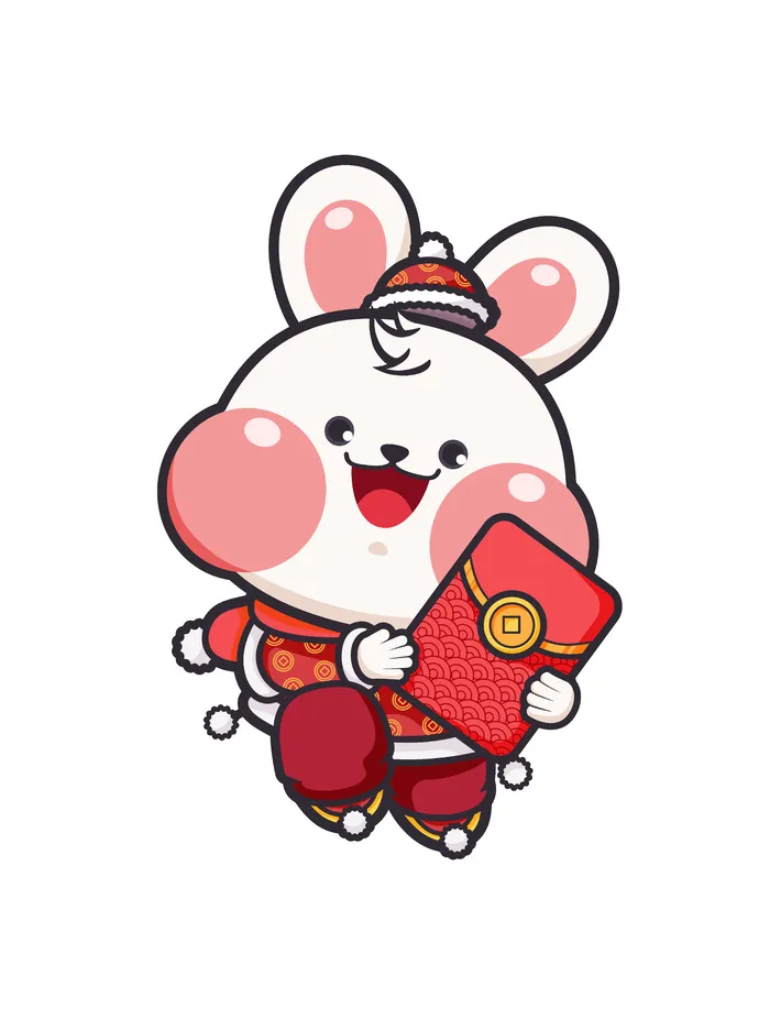 红包兔 兔年红包兔子 新年兔 兔子 兔年兔子