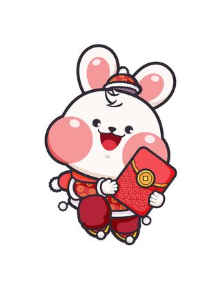 红包兔 兔年红包兔子 新年兔 兔子 兔年兔子