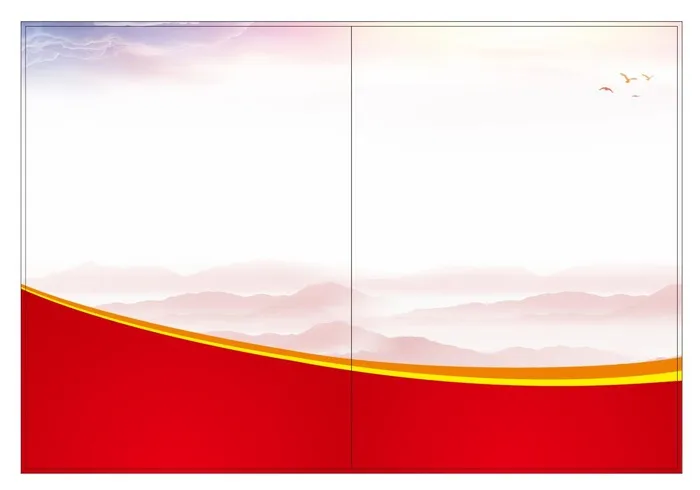 画册封皮模板cdr矢量模版下载