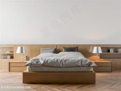 时尚家居装饰卧室软装效果图高清