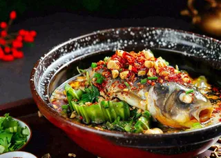 麻辣剁椒鱼头中国美食辣椒