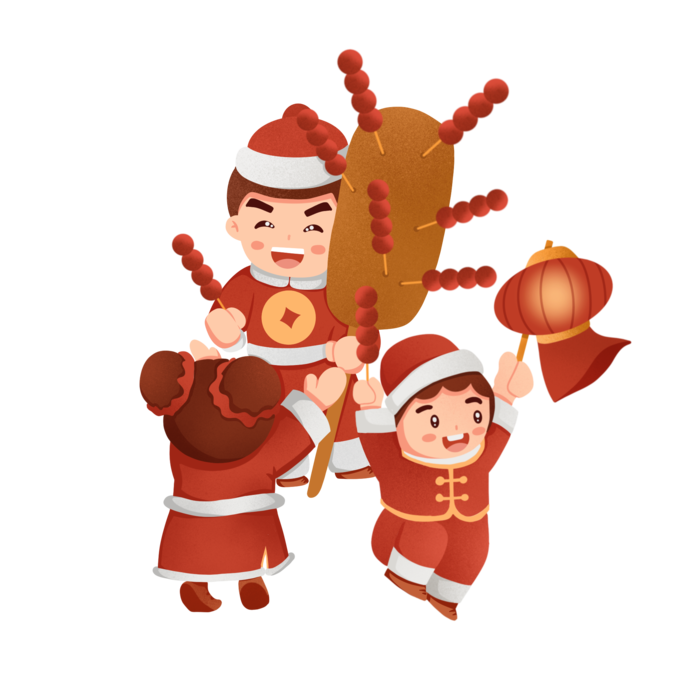 2022虎年新年过年过节习俗场景逛庙会