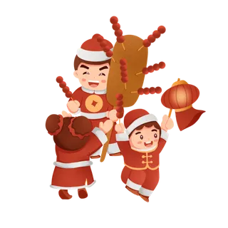 2022虎年新年过年过节习俗场景逛庙会