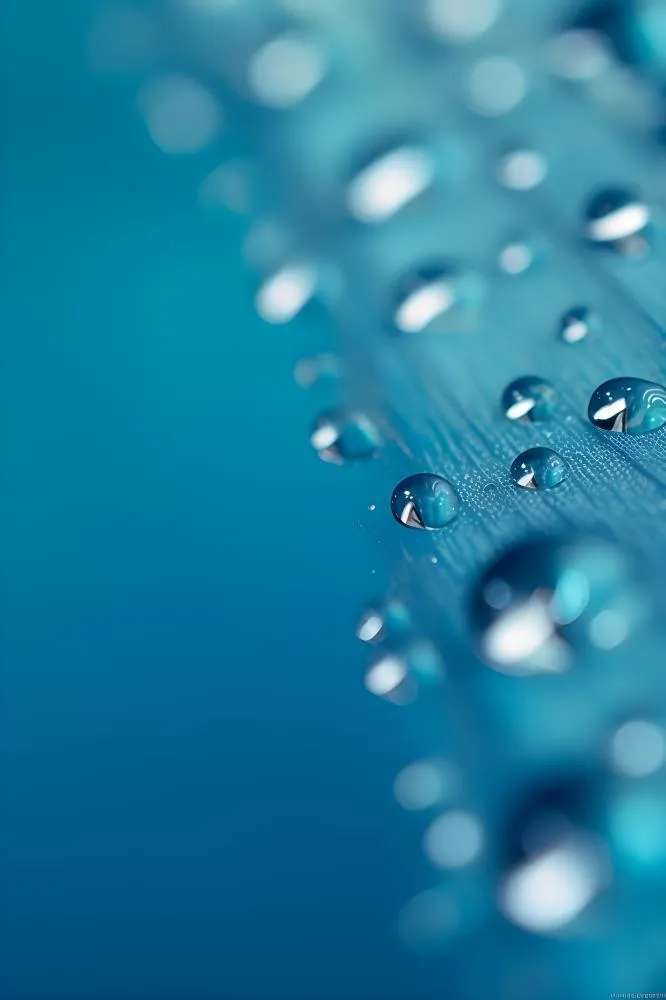 露珠蓝色清新大气背景(2400x3600)