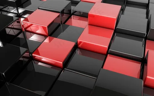 3D光滑立体方块背景高清图片 3D光滑立体方块背景高清图片