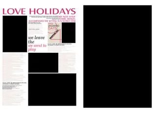 英文多照片粉色字排版相册影集