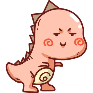 卡通恐龙生日宝宝宴派对素材恐龙派对免扣素材