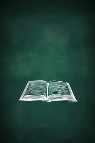 读书黑板字学习背景