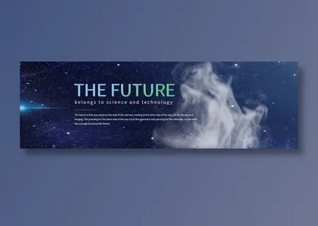 科技感蓝色banner