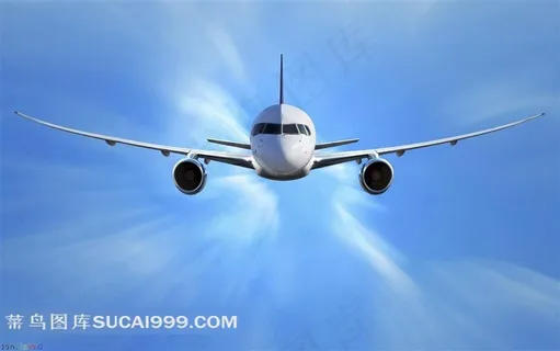 翱翔的飞机素材