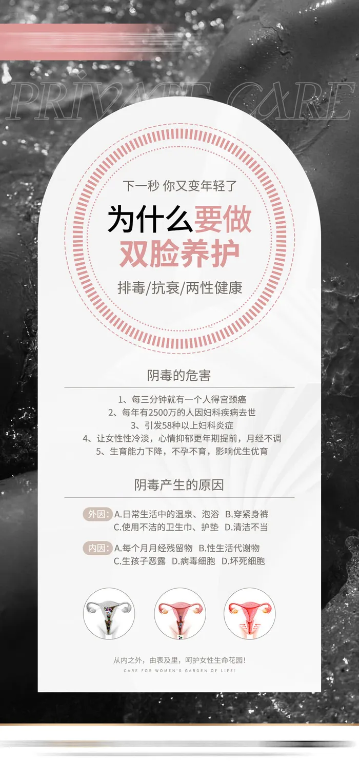 医美整形私密科普早安海报psd模版下载