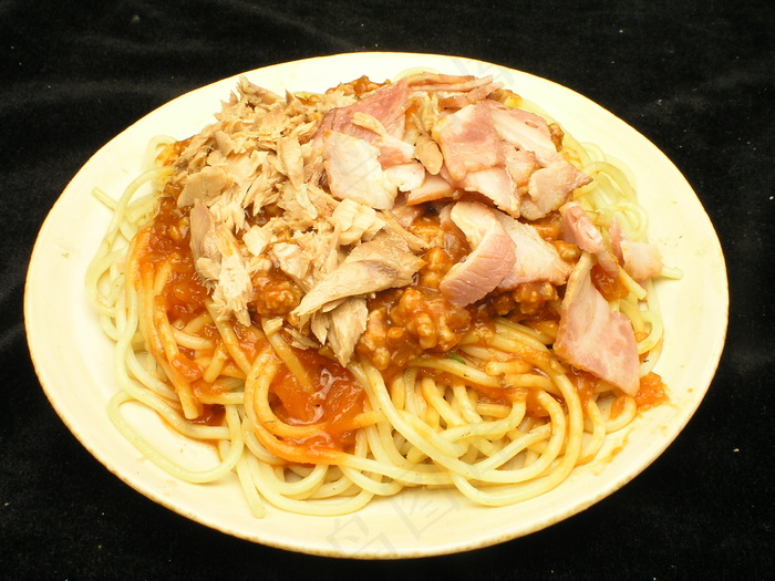 0852金枪鱼培根意大利面