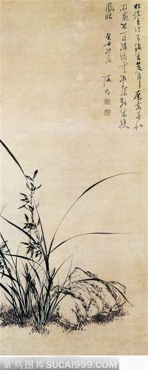 水墨画—兰花 水墨画—兰花