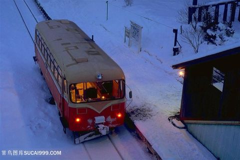 冬季铁路汽车壁纸